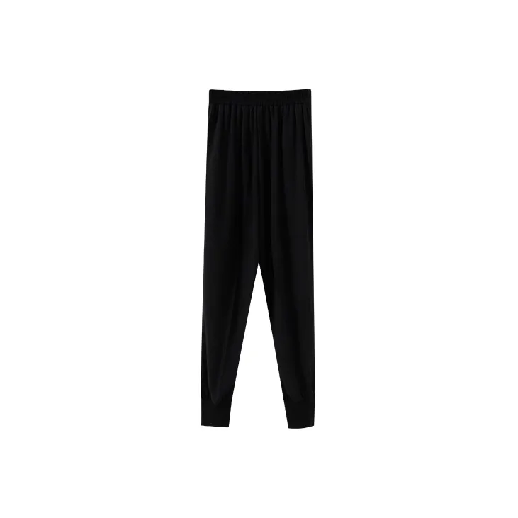 YUMOMO STAR Harem Pants Casual Pants Women's Black-1