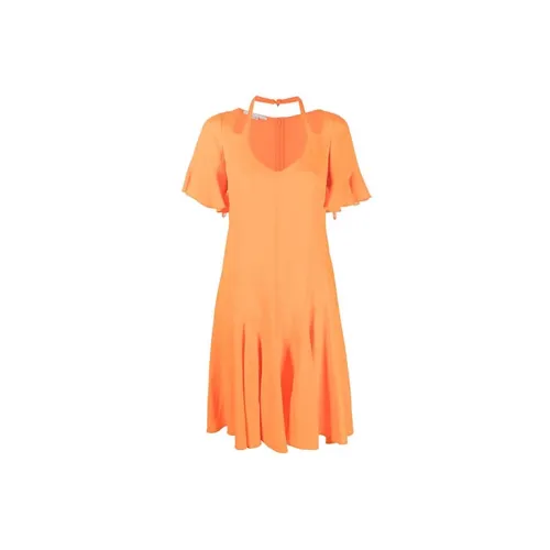 Stella McCartney Short-Sleeved Dresses Women's Orange