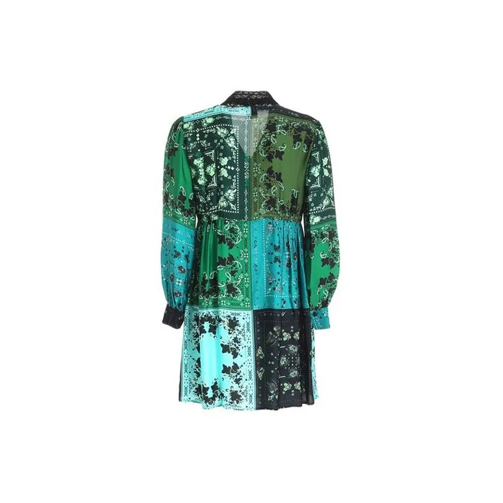 PINKO Long-Sleeved Dresses Women's Green-1