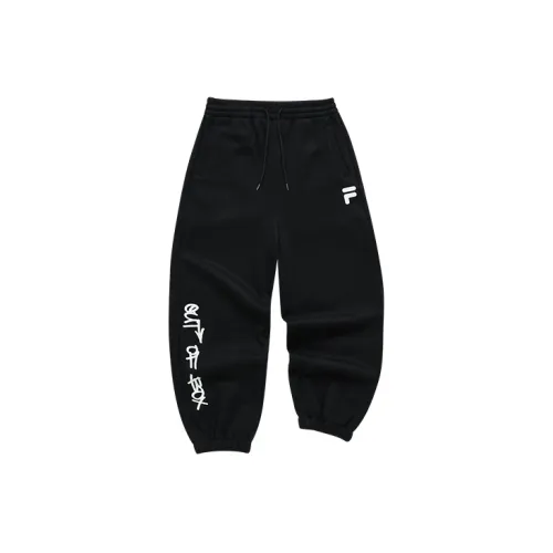 FILA FUSION TOKYO STUDIO Casual Pants Women's Pitch Black