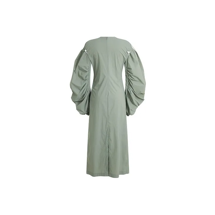 UPON PRO Long Sleeved Dresses Women's Light Green-1