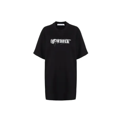 OFF-WHITE FW21 Short-Sleeved Dresses Women's Black