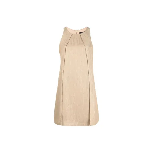 EMPORIO ARMANI Sleeveless Dresses Women's Light Brown