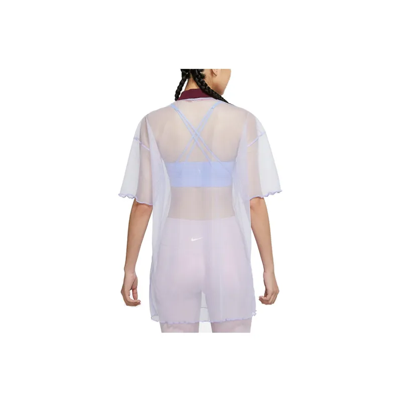 Nike Short Sleeved Dresses Women's Light Purple-1