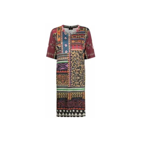 ETRO Short-Sleeved Dresses Women's Red