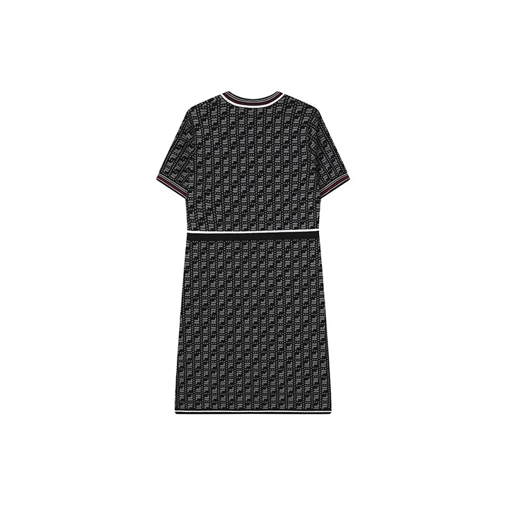 FILA Short Sleeved Dresses Women's Jet Black-1