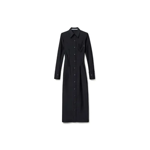 Alexander Wang Long-Sleeved Dresses Women's Black