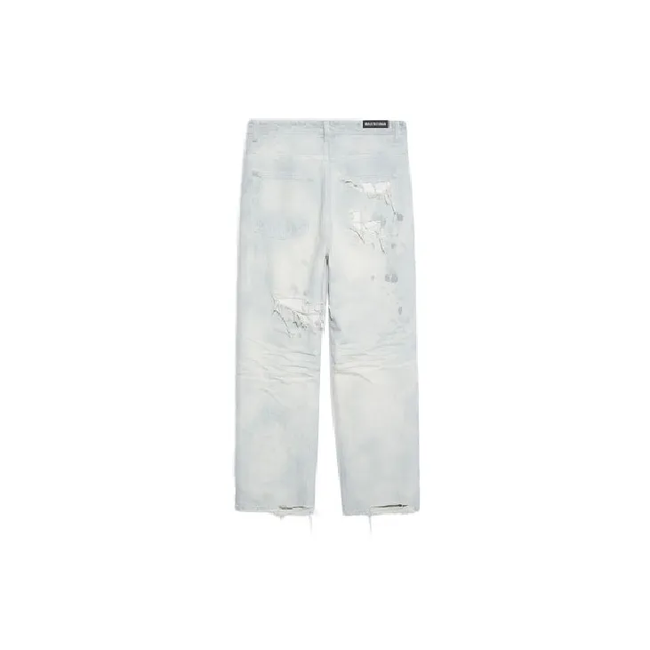Balenciaga Jeans Women's Gray White-1