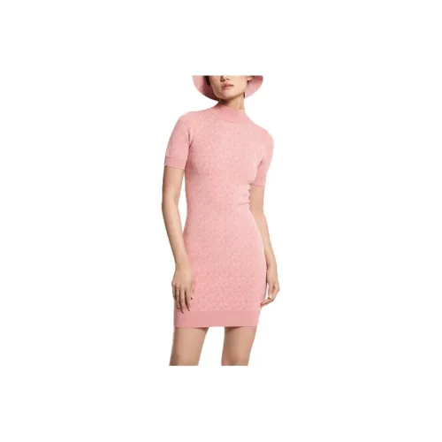 MICHAEL KORS Short-Sleeved Dresses Women's Dark Rose Pink