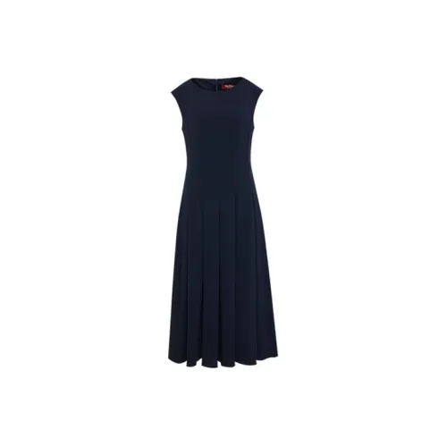 MaxMara Studio Sleeveless Dresses Women's Navy Blue