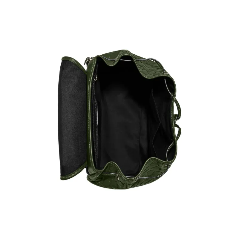 COACH Sullivan Calfskin Backpack Large Size Men's Green-2