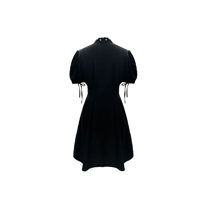 Even Vintage Dress Women's Black-1