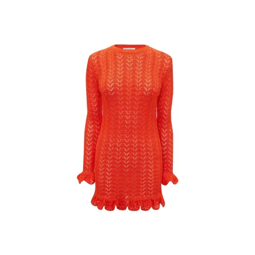 JW Anderson Long-Sleeved Dresses Women's Orange