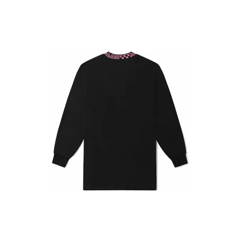 Vans Long Sleeved Dresses Women's Black-1