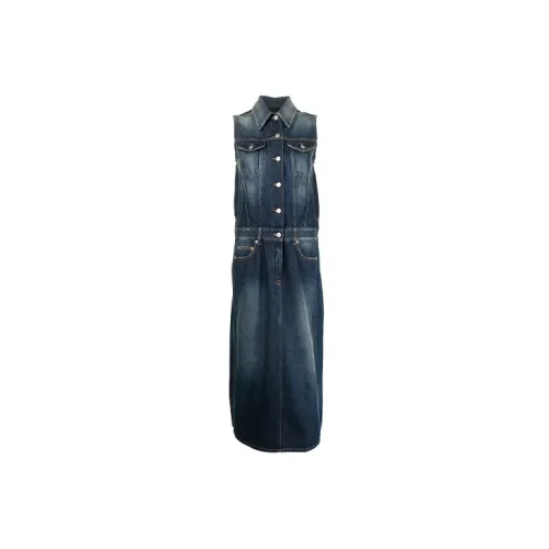 MM6 Maison Margiela Sleeveless Dresses Women's Blue