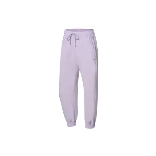 LINING Knitted Sweatpants Women's Moonlight Purple