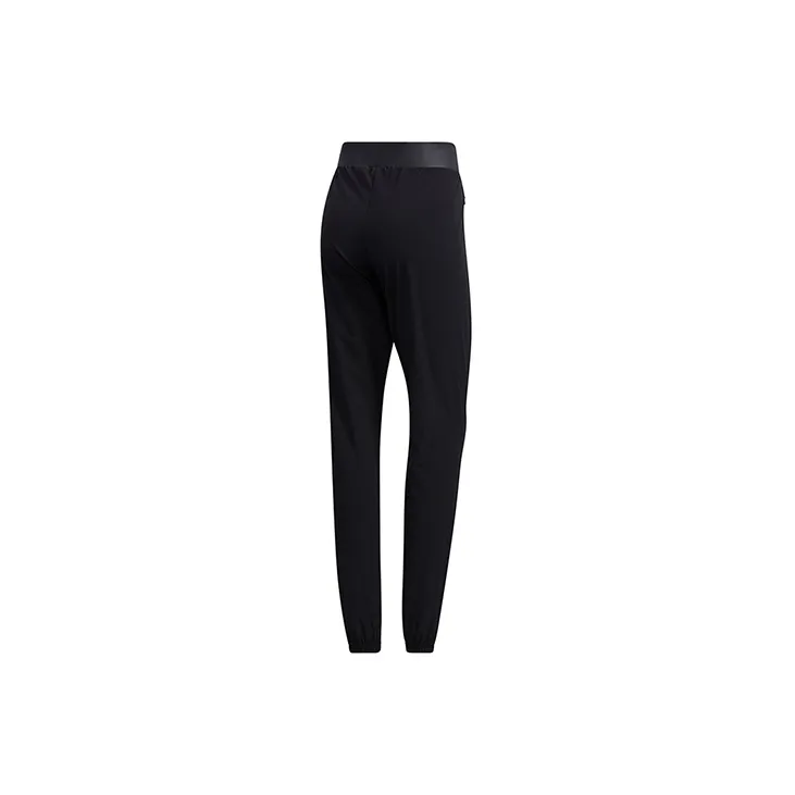 Adidas Knitted Sports Pants Women's Black-1