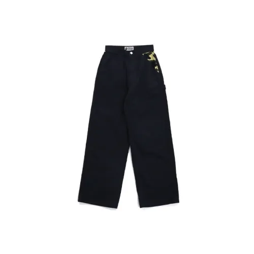 A BATHING APE Ape Head Series Casual Pants Women's