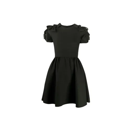 Valentino Short-Sleeved Dresses Women's Black