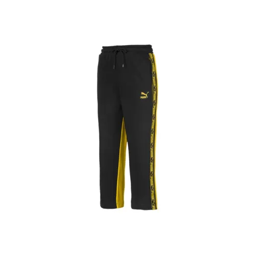 PUMA Knitted Sweatpants Women's Sulfur Yellow