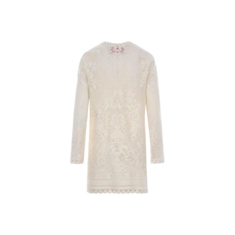 Valentino Long-Sleeved Dresses Women's Nude-1