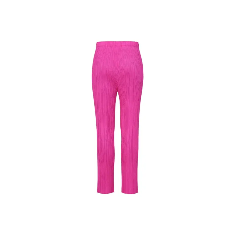 PLEATS PLEASE ISSEY MIYAKE SS22 Casual Pants Women's Pink-1