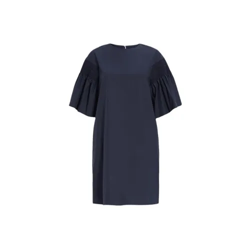 WEEKEND MaxMara Short-Sleeved Dresses Women's Blue