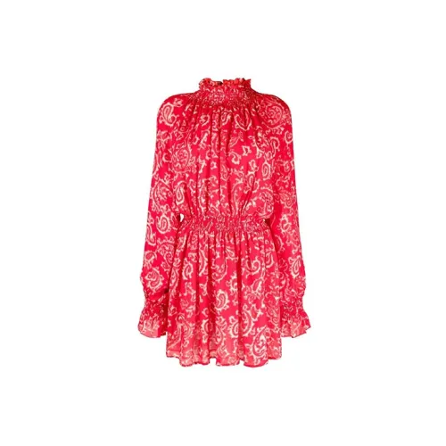 MSGM Long-Sleeved Dresses Women's Red