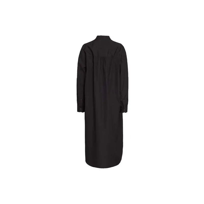 Yohji Yamamoto Long Sleeved Dresses Women's Black-1