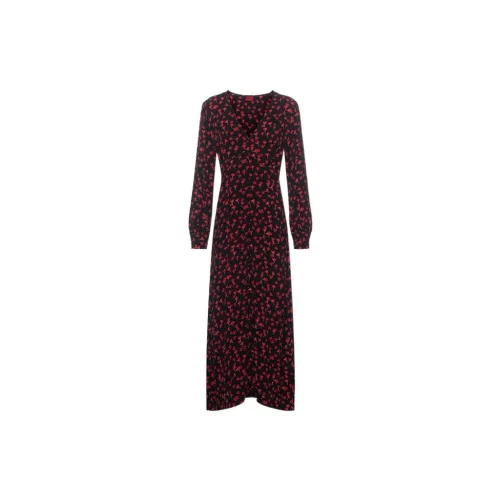 HUGO BOSS Long-Sleeved Dresses Women's Red