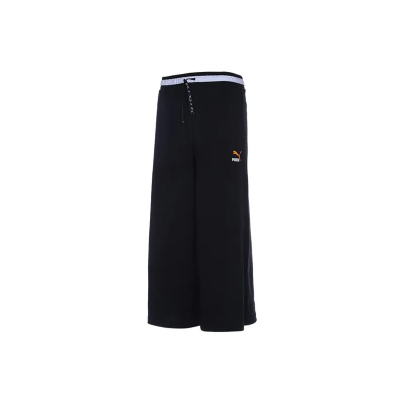 PUMA Knitted Sports Pants Women's Black-2