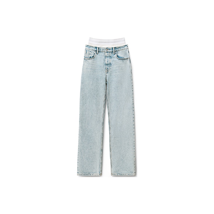 Alexander Wang White retailer Tweed Frey jeans pants