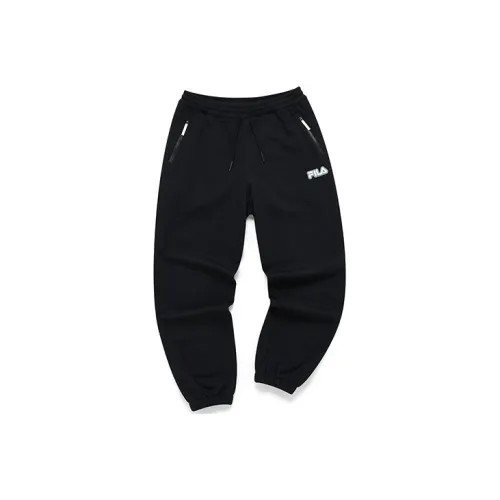 FILA FUSION TOKYO STUDIO Knitted Sweatpants Women's Pitch Black