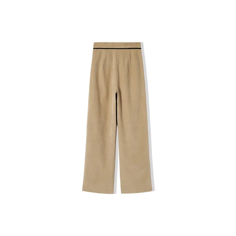 LA CRAWFISH Casual Pants Women's Camel-1