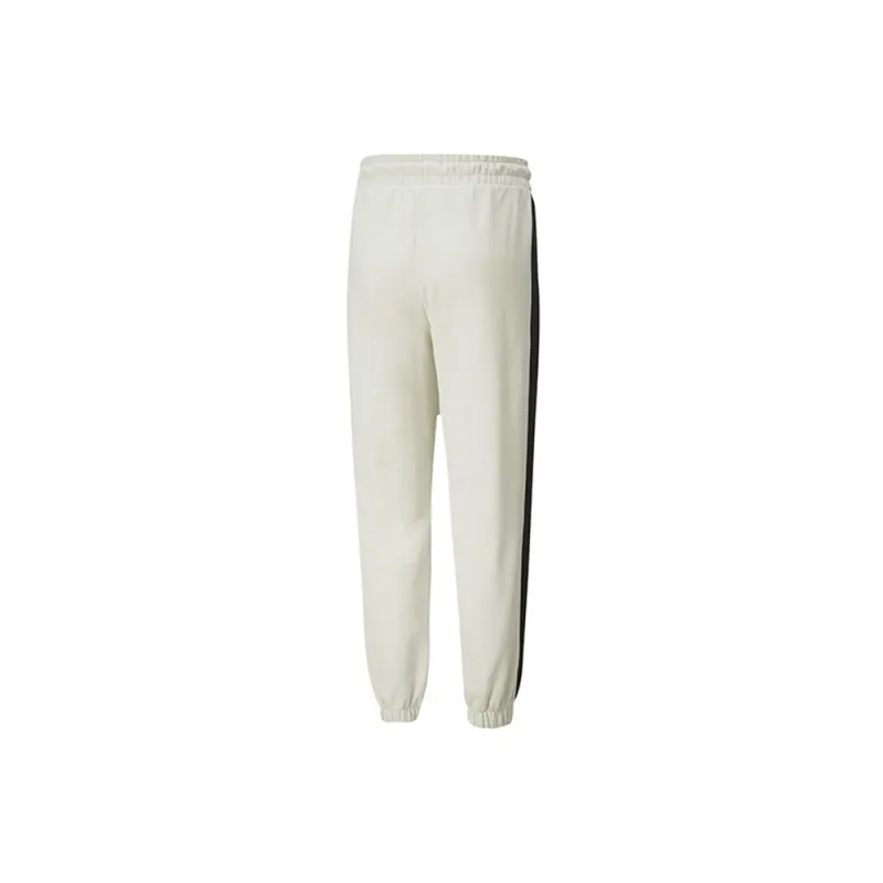 PUMA CLASSICS Knitted Sports Pants Women's Smoke Gray-1