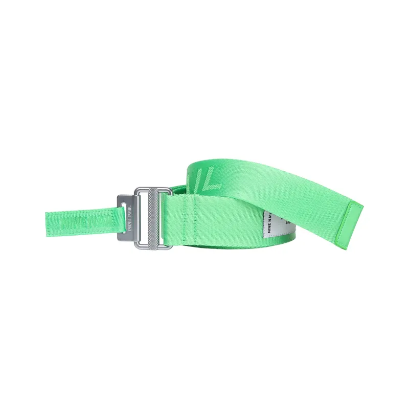 NINE NAIL Smooth Buckle Nylon Canvas Belts Unisex Width 3.7cm-4