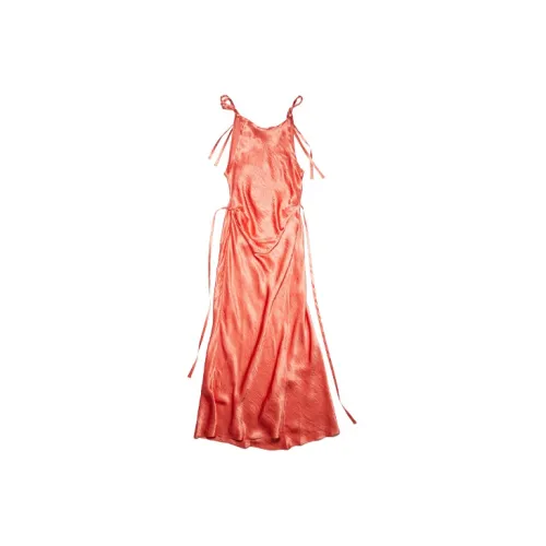 Acne Studios Sleeveless Dresses Women's Coral Red