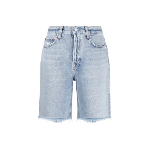 AGOLDE Denim Shorts Women's Light Blue