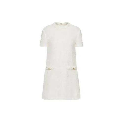 Valentino Short-Sleeved Dresses Women's White