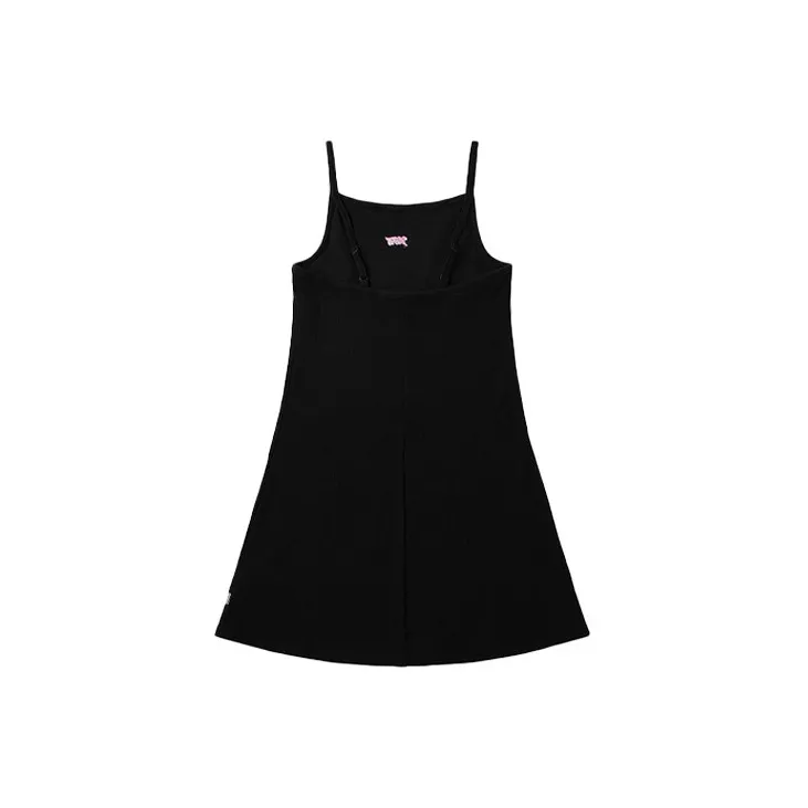 Vans Together Forever Short-Sleeved Dresses Women's Black-1