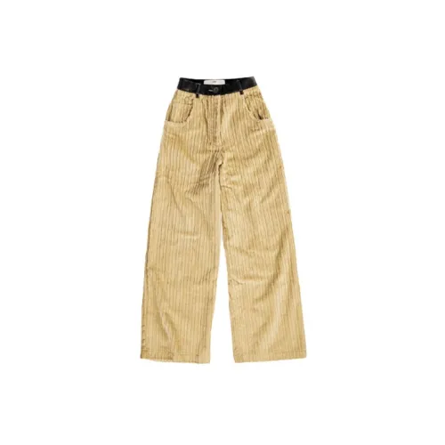 SONG FOR THE MUTE Casual Pants Women's Yellow