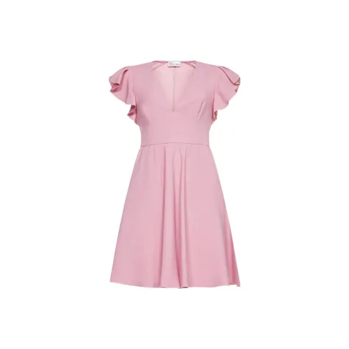 RED VALENTINO Short-Sleeved Dresses Women's Pink