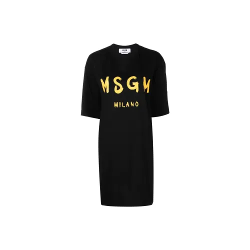 MSGM Short-Sleeved Dresses Women's Black