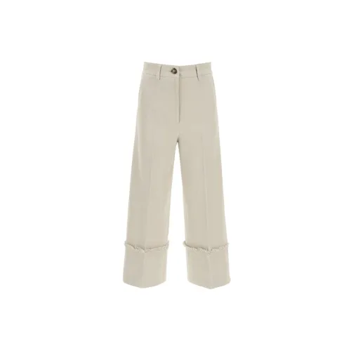 MSGM Knitted Sweatpants Women's Beige