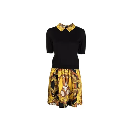 MOSCHINO Short-Sleeved Dresses Women's Black