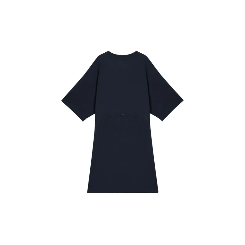 New Balance Short Sleeved Dress Women's Dark Navy Blue-1
