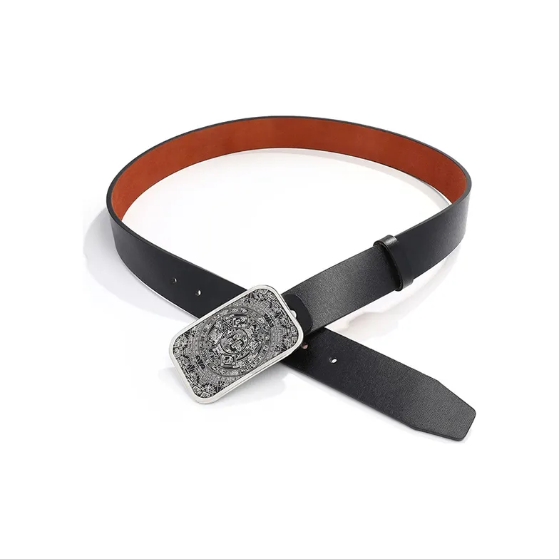 FREE RABBITⅡ Leather Belts Men Black-2