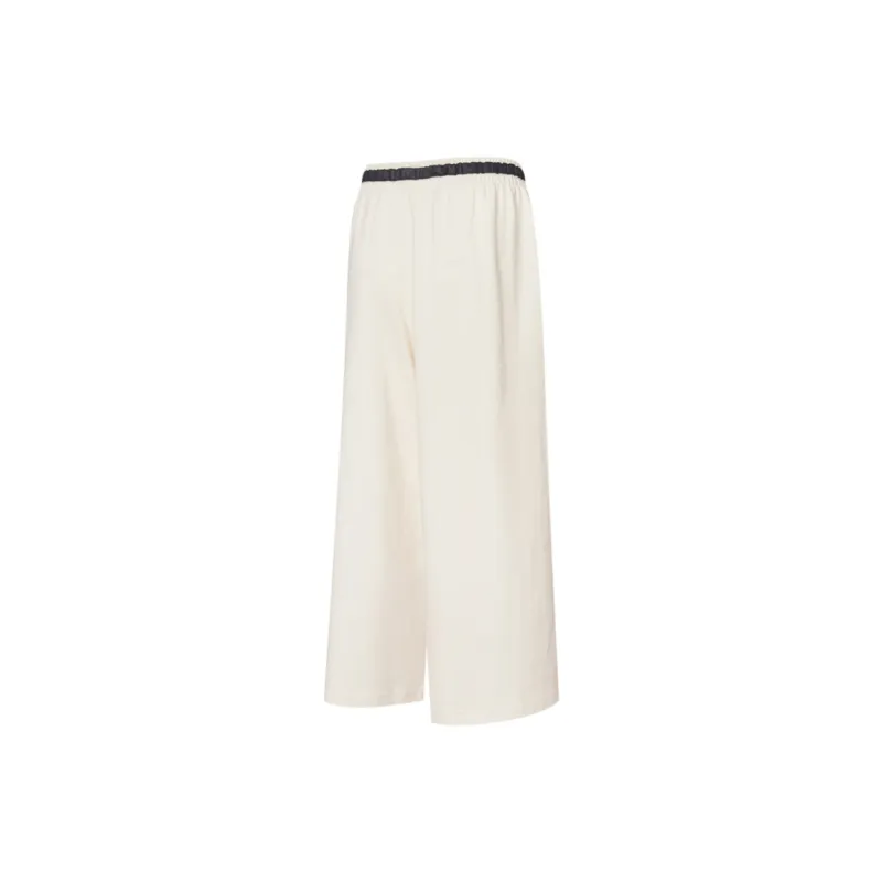 PUMA Knitted Sweatpants Women's Ecru-1