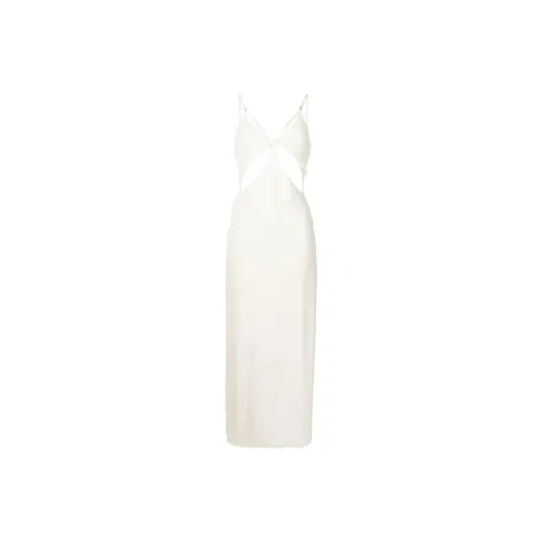 DION LEE Sleeveless Dresses Women's White