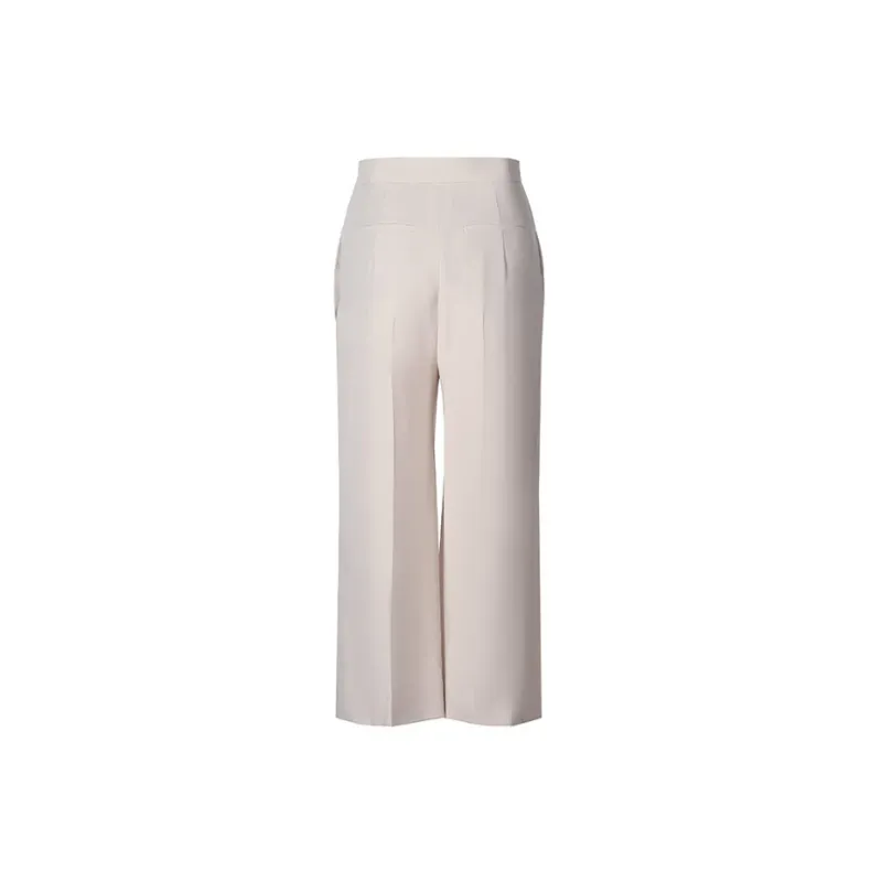 MaxMara Studio Casual Pants Women's Beige-1